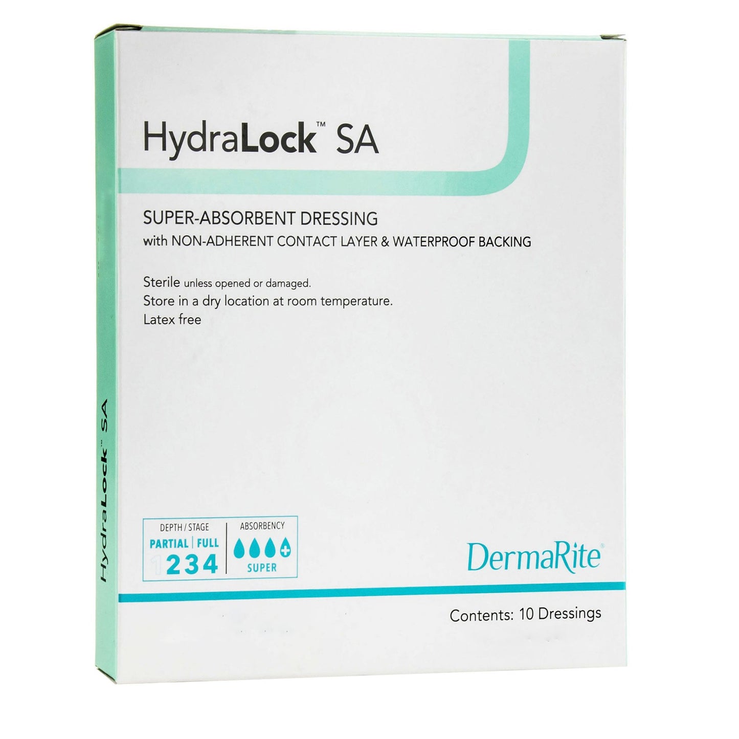 DRESSING, HYDRALOCK SUPER ABSORBENT 3"X3"
