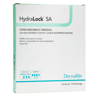 DRESSING, HYDRALOCK SUPER ABSORBENT 3"X3"