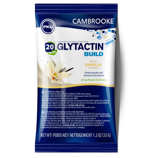 GLYTACTIN BUILD 20/20, PDR VANILLA 1.2OZ