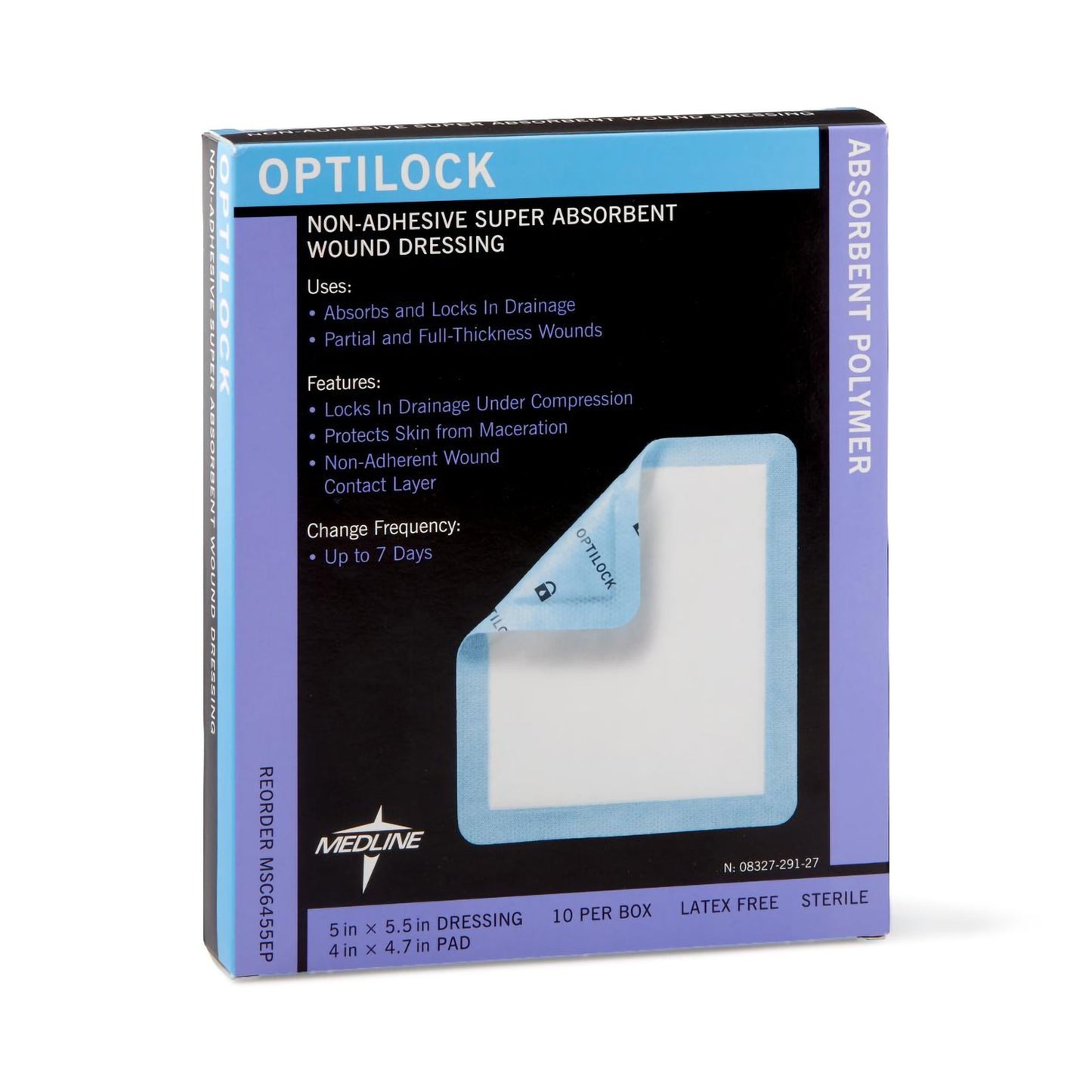 DRESSING, WND OPTILOCK N/ADH 5X5.5"