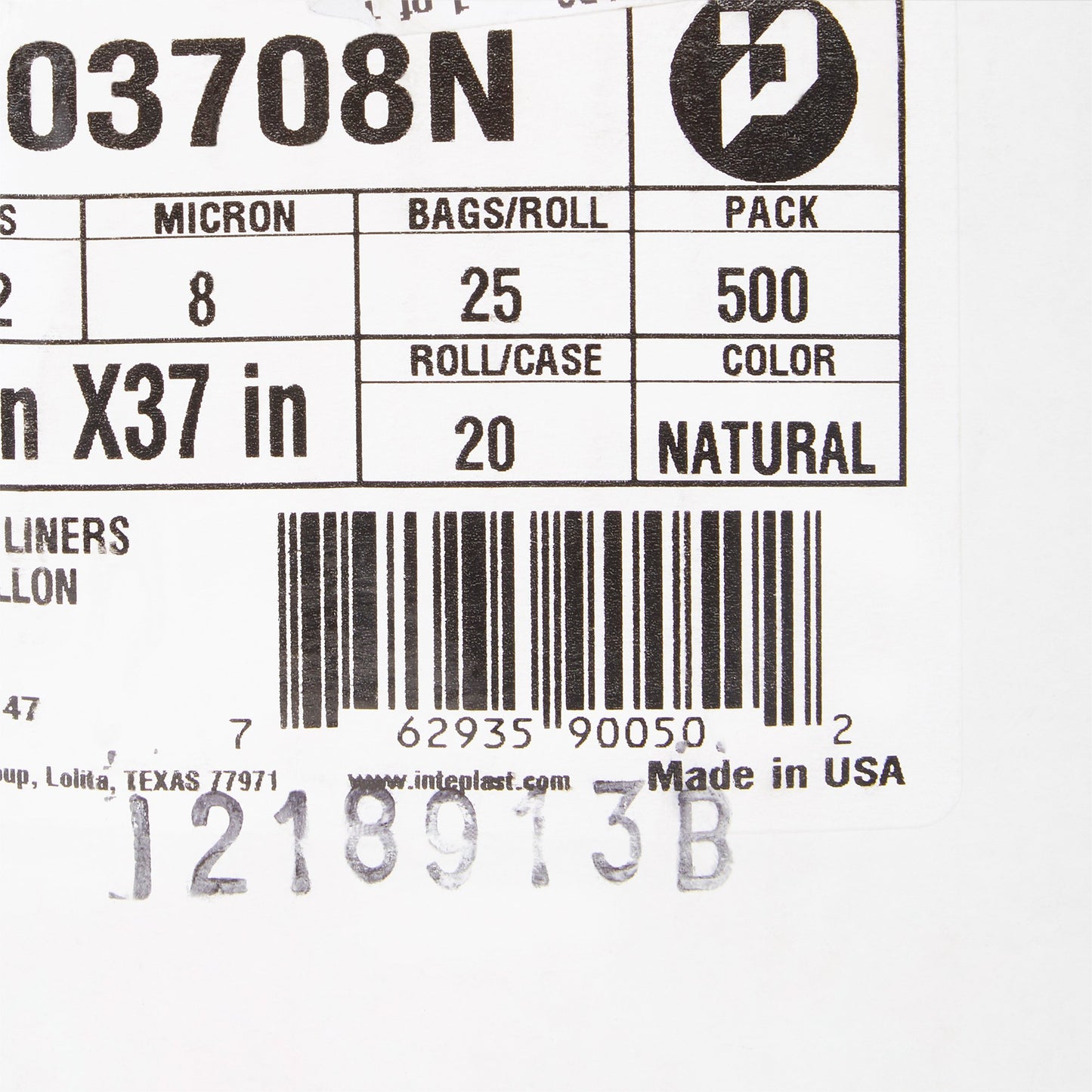 LINER, CAN CLR 8MIC 30"X37" 20-30GL