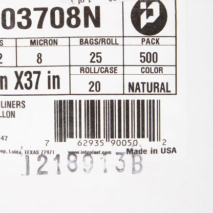 LINER, CAN CLR 8MIC 30"X37" 20-30GL
