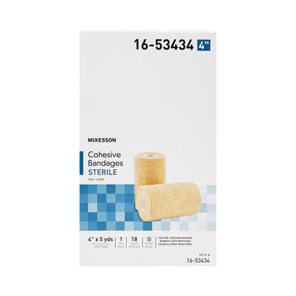 BANDAGE, COHESIVE STR TAN 4"