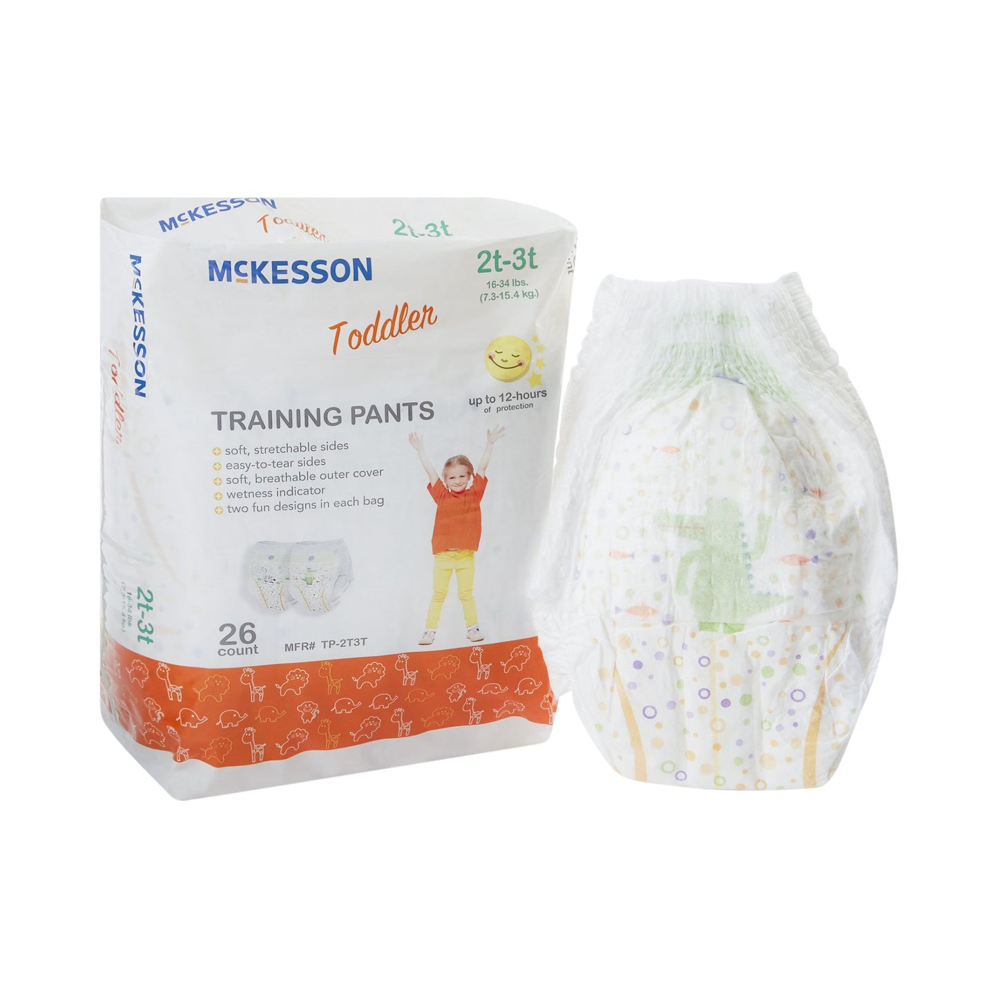 DIAPER, TRAINING EASY TEAR 2T-3T