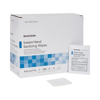 WIPE, SANITIZING HND PCKT 6.0"X6.7"