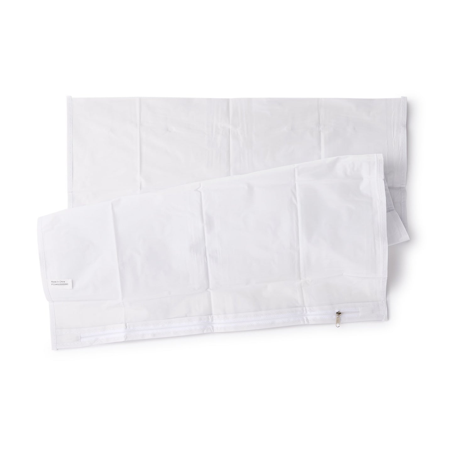COVER, PILLOW ZIPPER 21"X27" 4MIL WHT