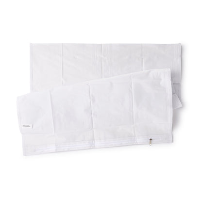 COVER, PILLOW ZIPPER 21"X27" 4MIL WHT