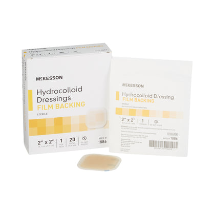 DRESSING, HYDROCOLLOID FILM-BCK STR 2X2"