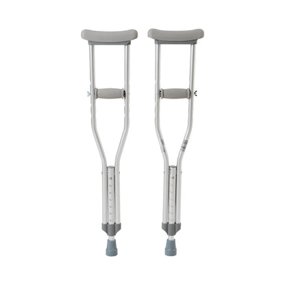 CRUTCH, ALUM PUSH BUTTON ADJ CHLD 175LBS