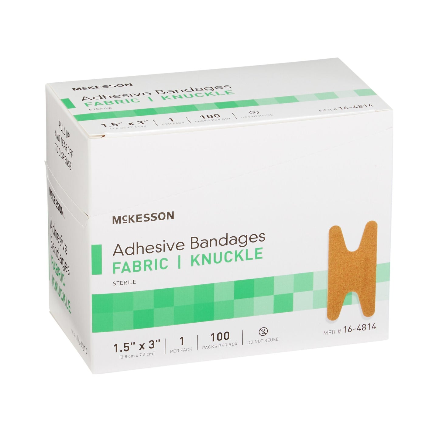 BANDAGE, ADHSV FABR KNCKL 1.5X3