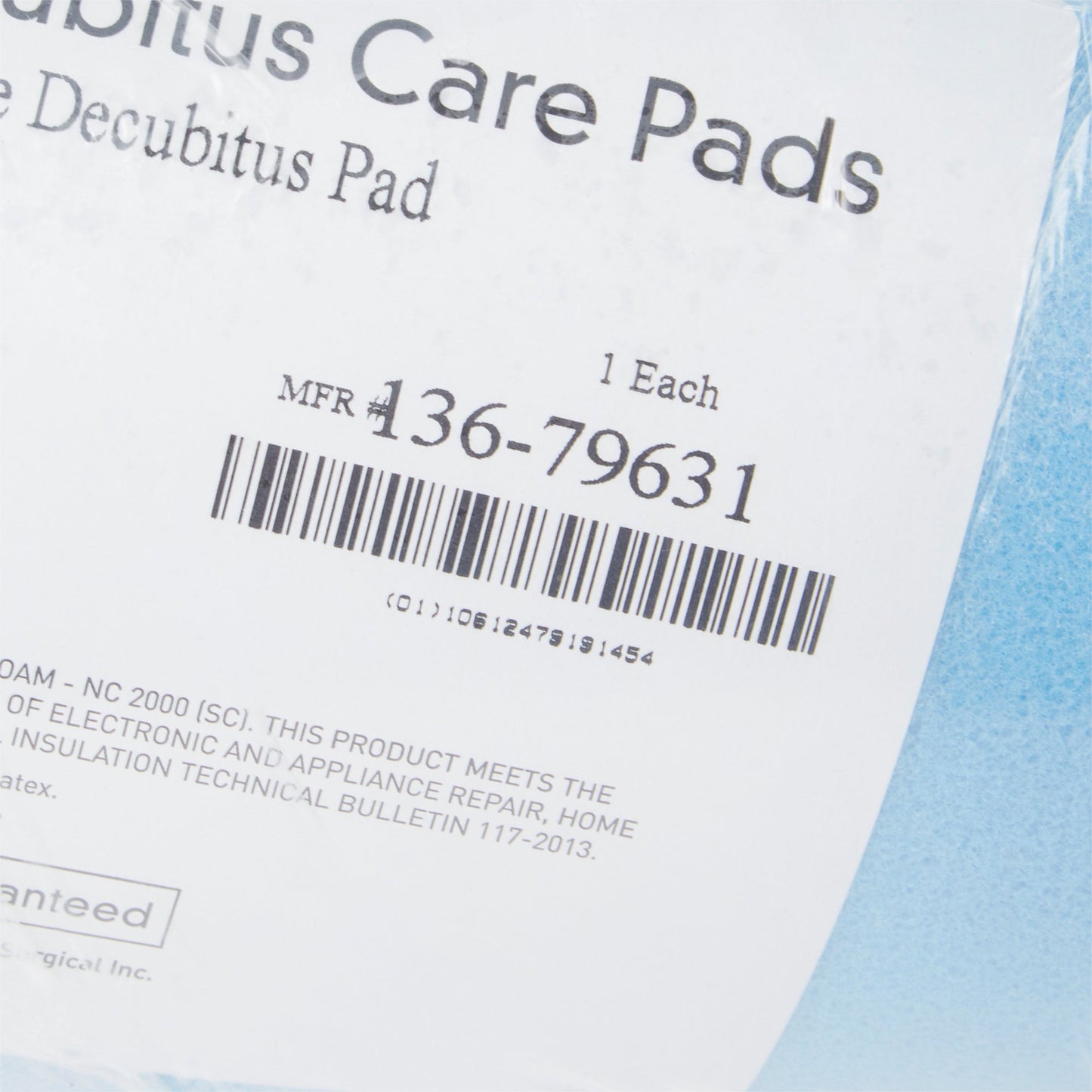 PAD, DECUB 20X72X2"