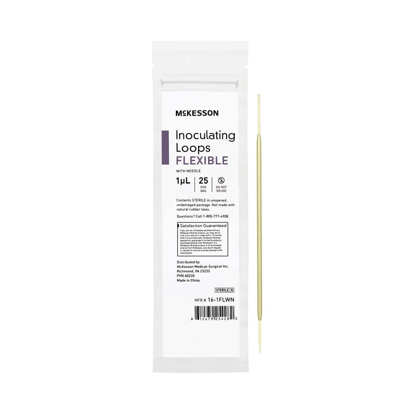 LOOP, INOCULATING FLEX W/NEEDLE 1UL