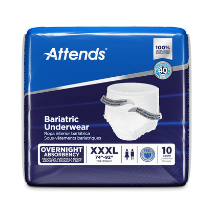 UNDERWEAR, ATTENDS BARIATRIC 3XL