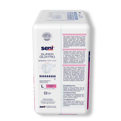 BRIEF, INCONT SENI SUPER QUATRO LG 45-59"
