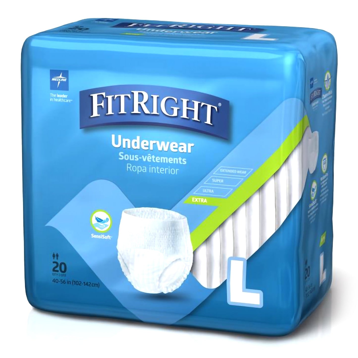 UNDERWEAR, PROT X UNSX WHT LG40-56