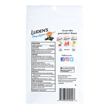LUDENS THROAT, LOZ HONEY LICORICE