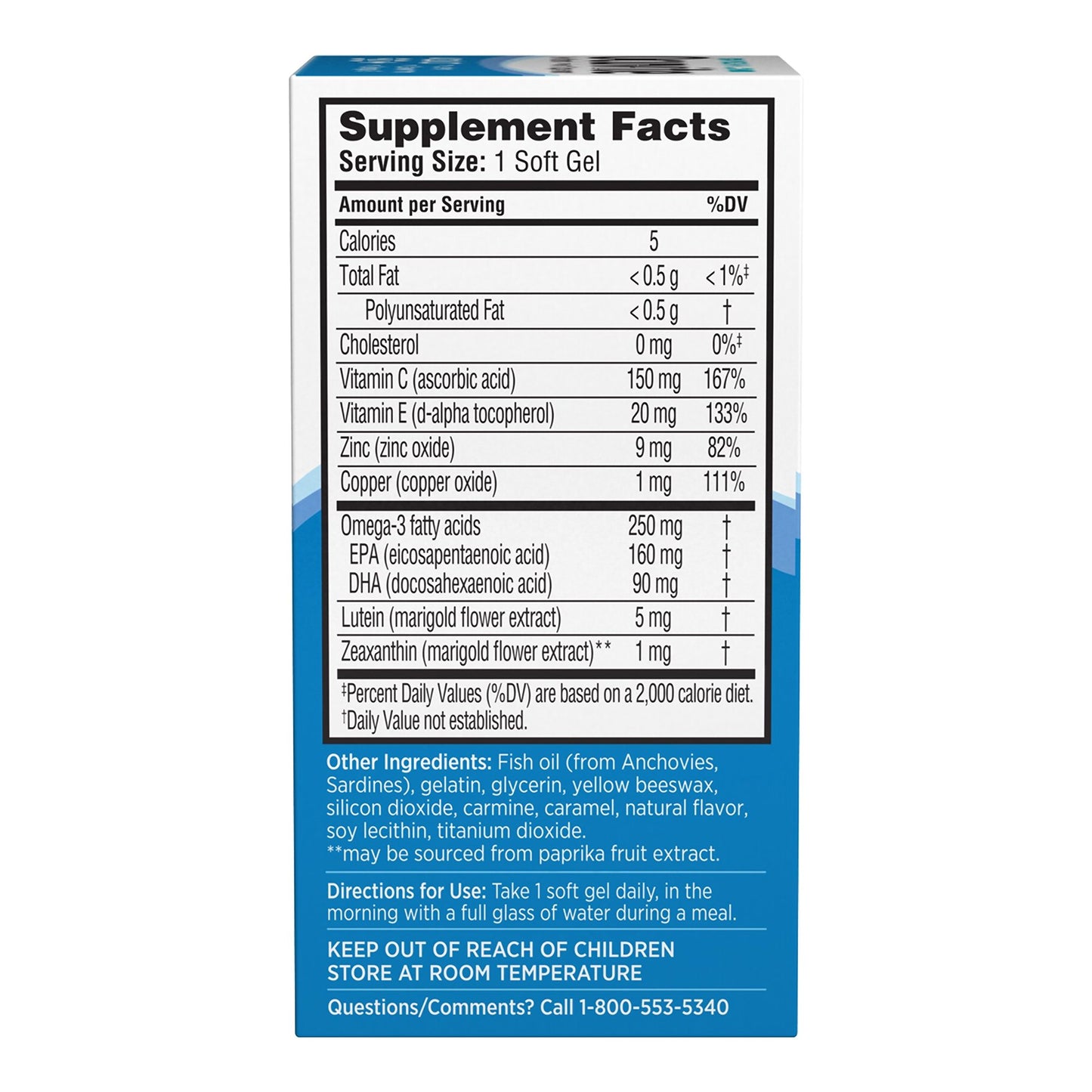 OCUVITE ADLT 50+VIT SFTGEL