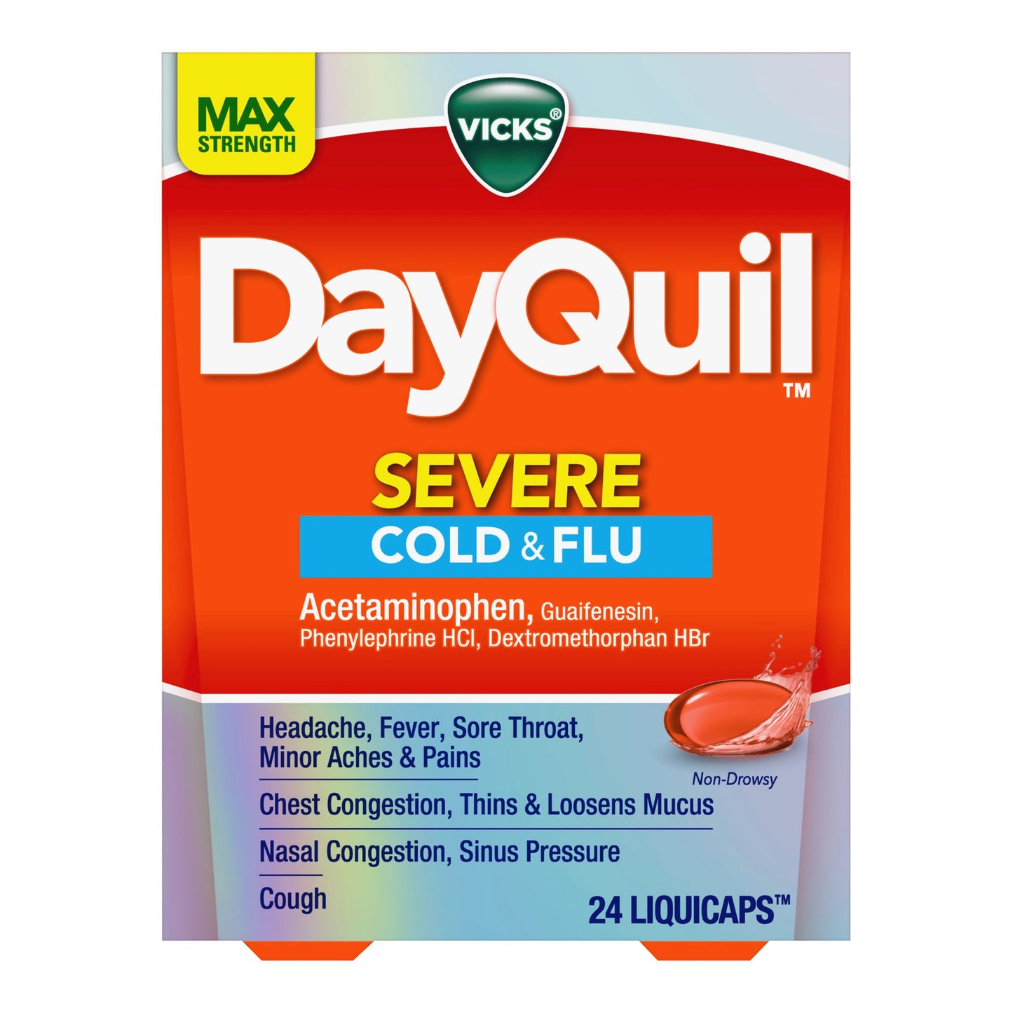 DAYQUIL, LIQ CAP VICKS SEVERECOLD & FLU