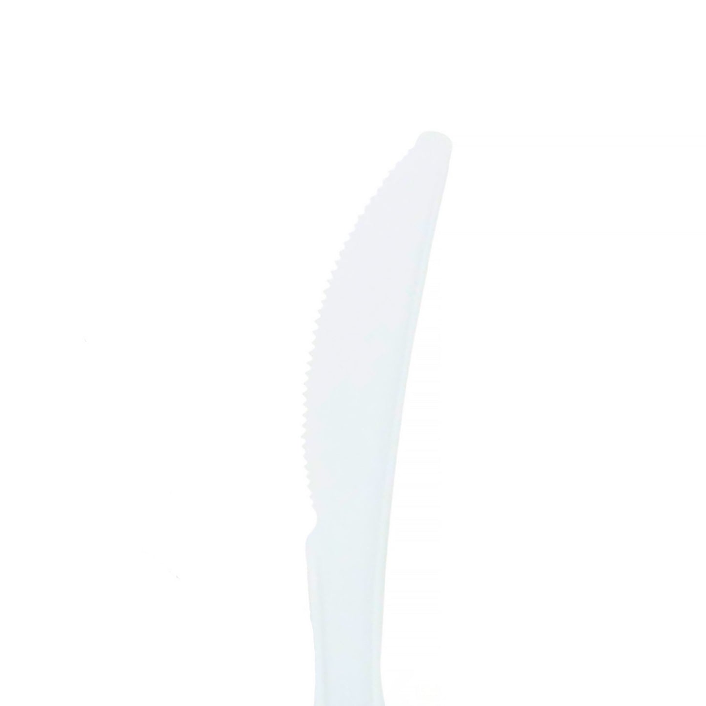KNIFE, PLASTIC MED WGHT WHT 6.5"