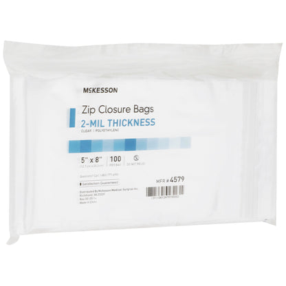 BAG, ZIP LOCK 5"X8"