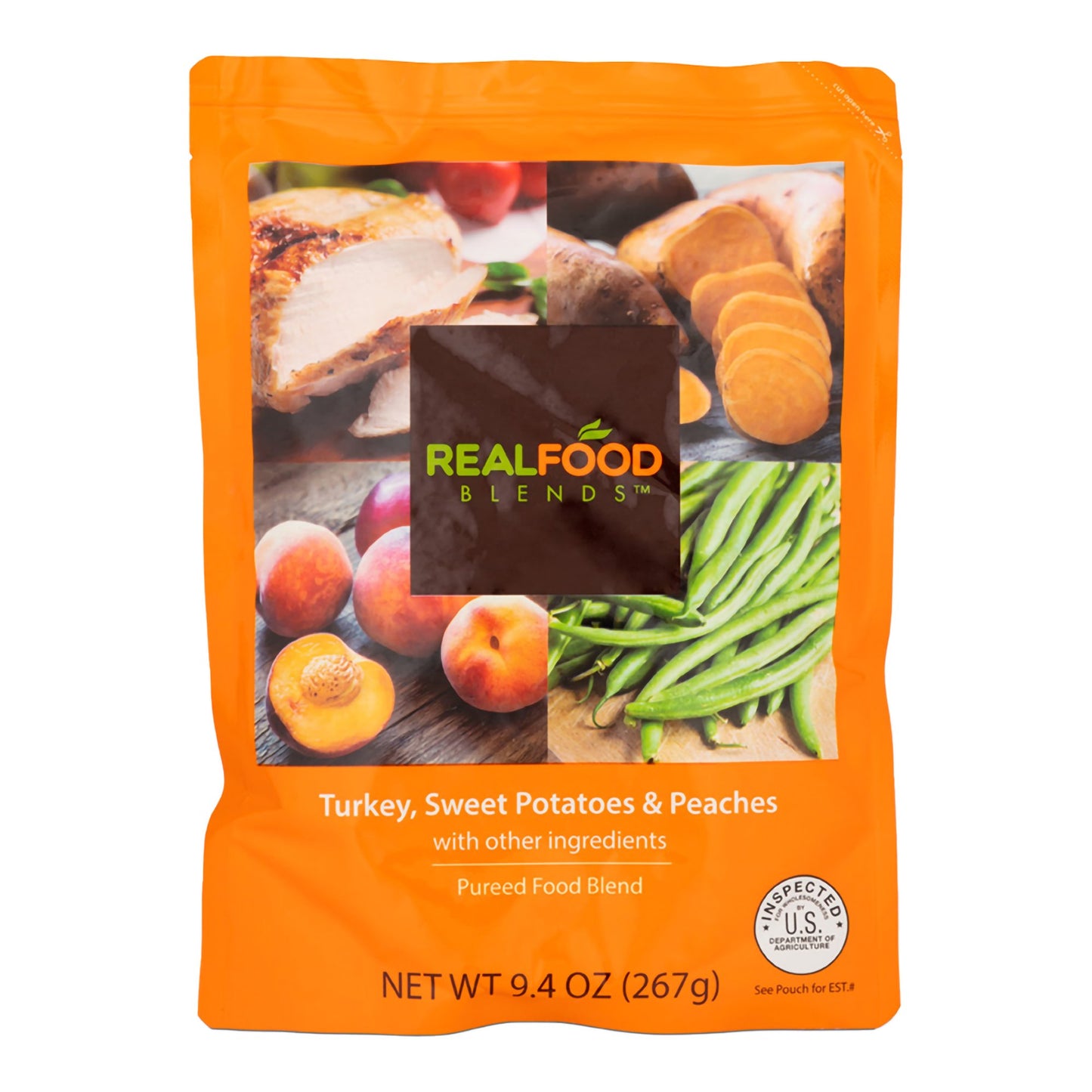 ENTERAL FEEDING, TURKEY/ SWEETPOTATOES & PEACHES