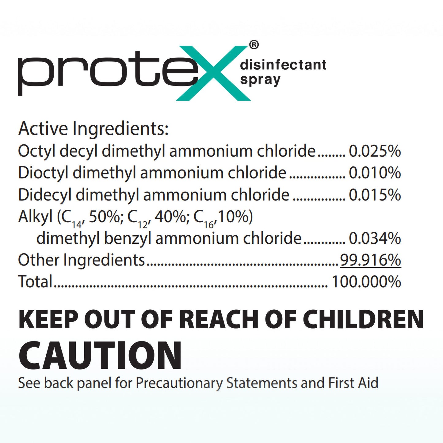 DISINFECTANT, PROTEX ONE STEPSPRAY 12 OZ