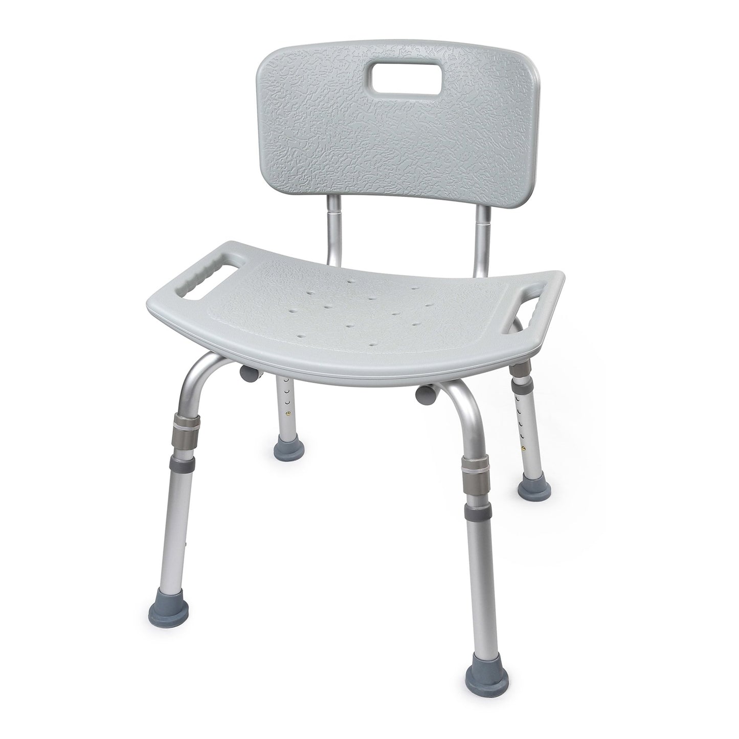 BENCH, BATH W/BCK ADJ ALUM FRAME 300LBS