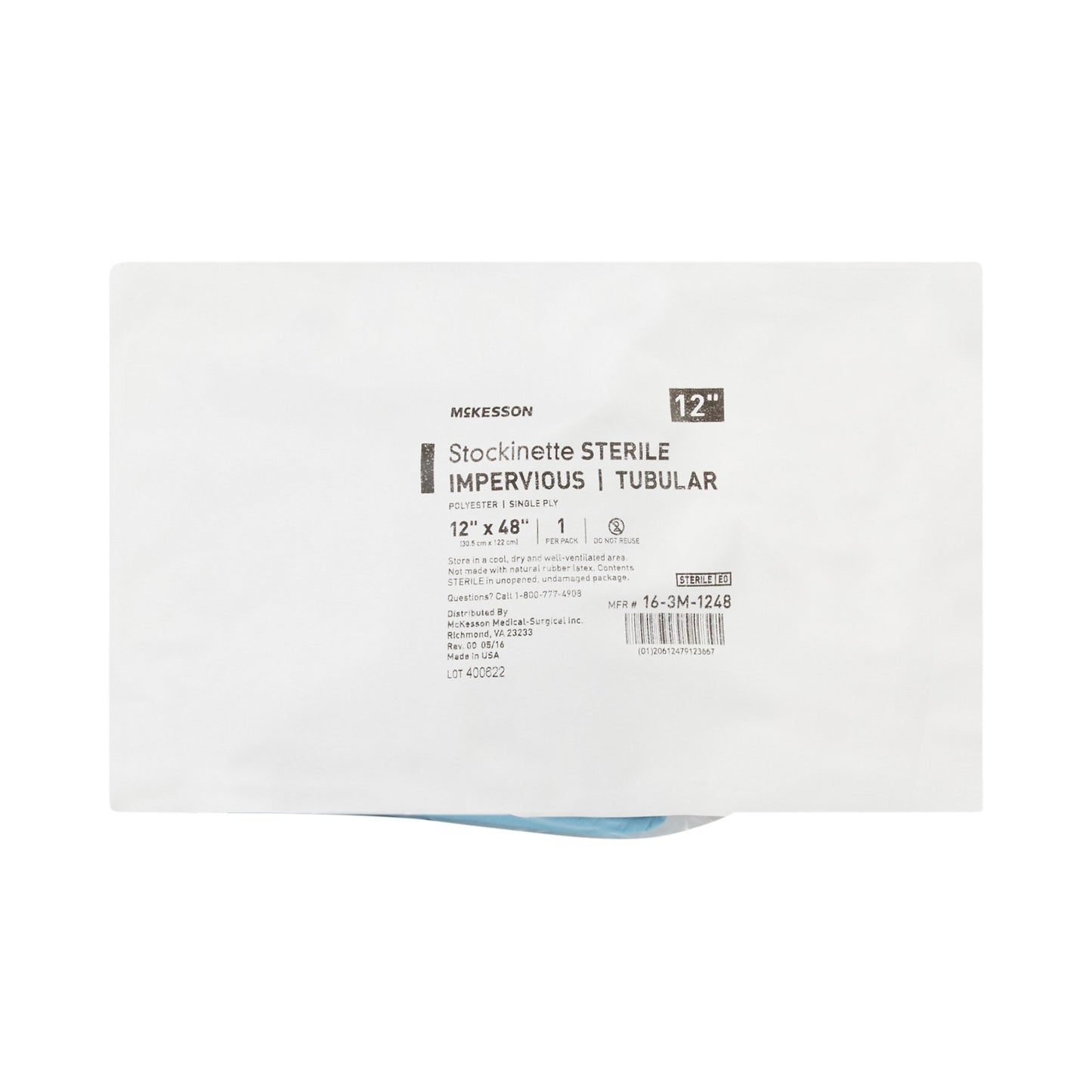 STOCKINETTE, IMPERV STR 12"X48"