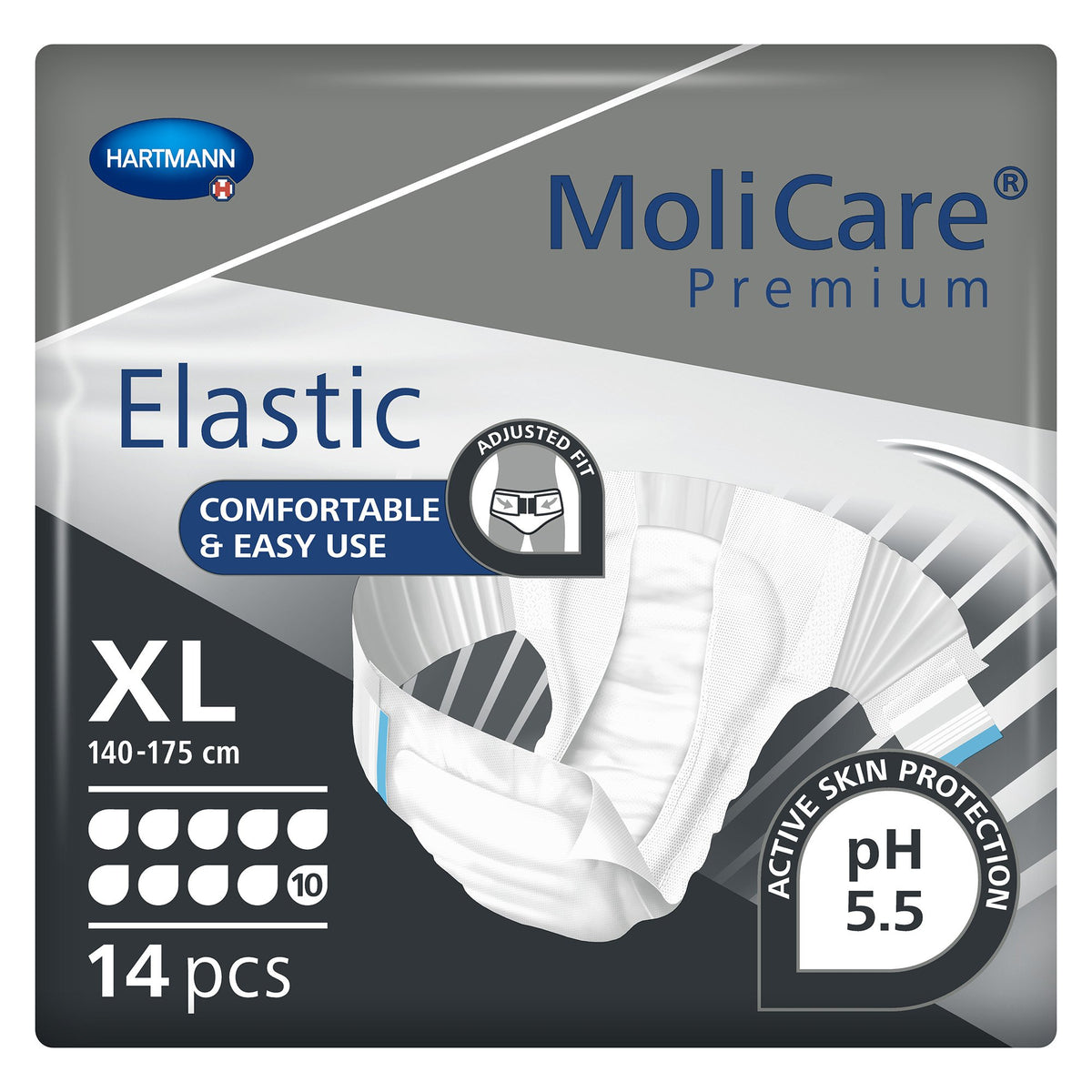BRIEF, MOLICARE PREMIUM ELASTIC 10D XLG