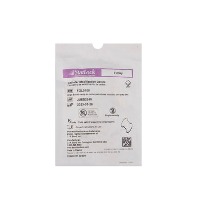CATH SECURE, STATLOCK FOLEY SWIVEL SIL PET