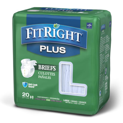 BRIEF, CLOTH LIKE FITPLUS LG 48-58"