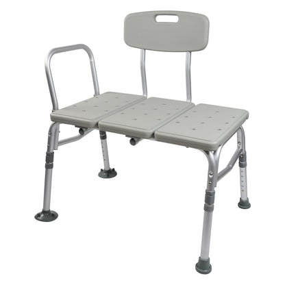 BENCH, TRANSFER W/BACK ALUM FRAME 400LBS