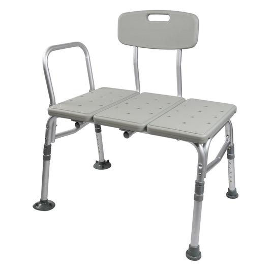 BENCH, TRANSFER W/BACK ALUM FRAME 400LBS