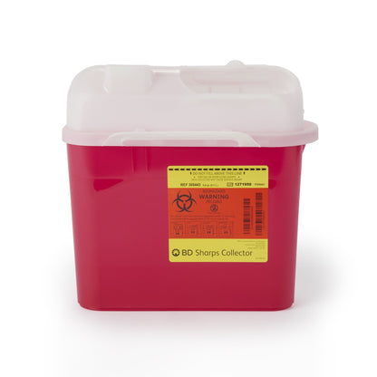 CONTAINER, SHARPS RED 5.4QT SIDE-ENTRY