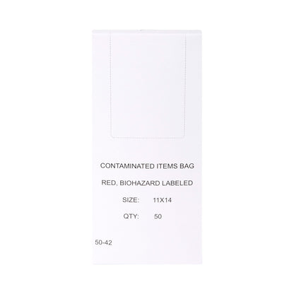 BAG, BIOHAZ GSET SL RED 11X141-3GL 1.5MIL