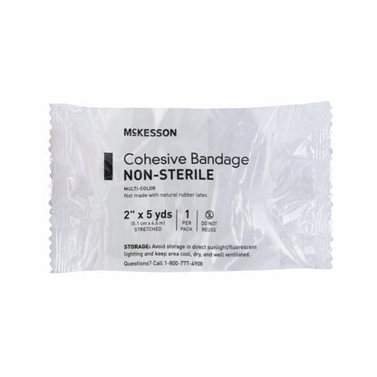 BANDAGE, COHESIVE N/S LF COLORPAK 2"