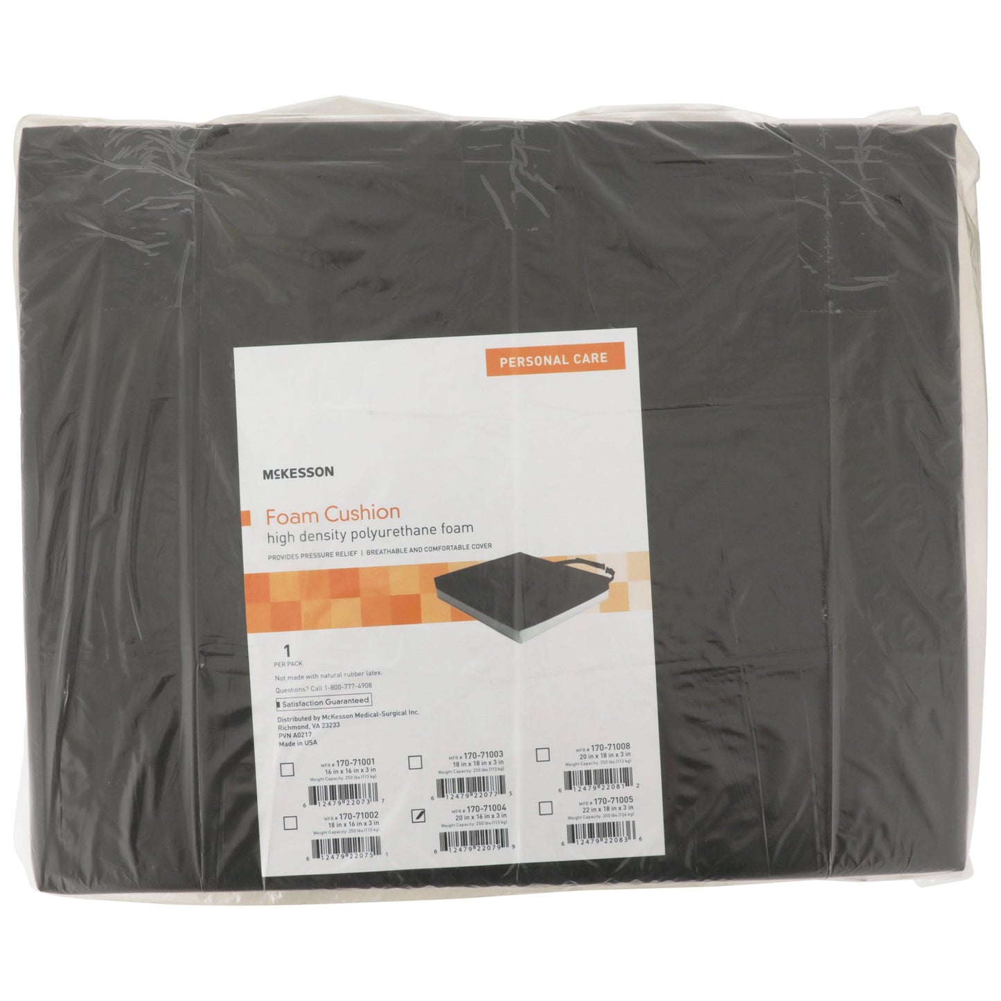 CUSHION, SEAT FM 20"X16"X3"