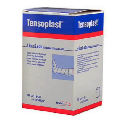 BANDAGE, ELAS ADHSV TENSOPLASTWHT 4"X5YDS