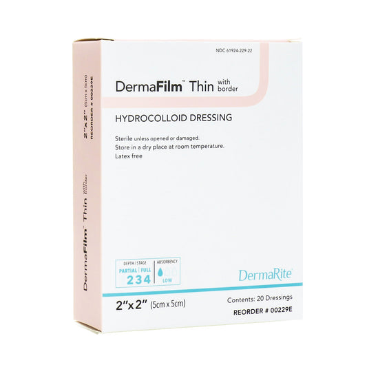 DRESSING, DERMAFILM WND THIN 2X2
