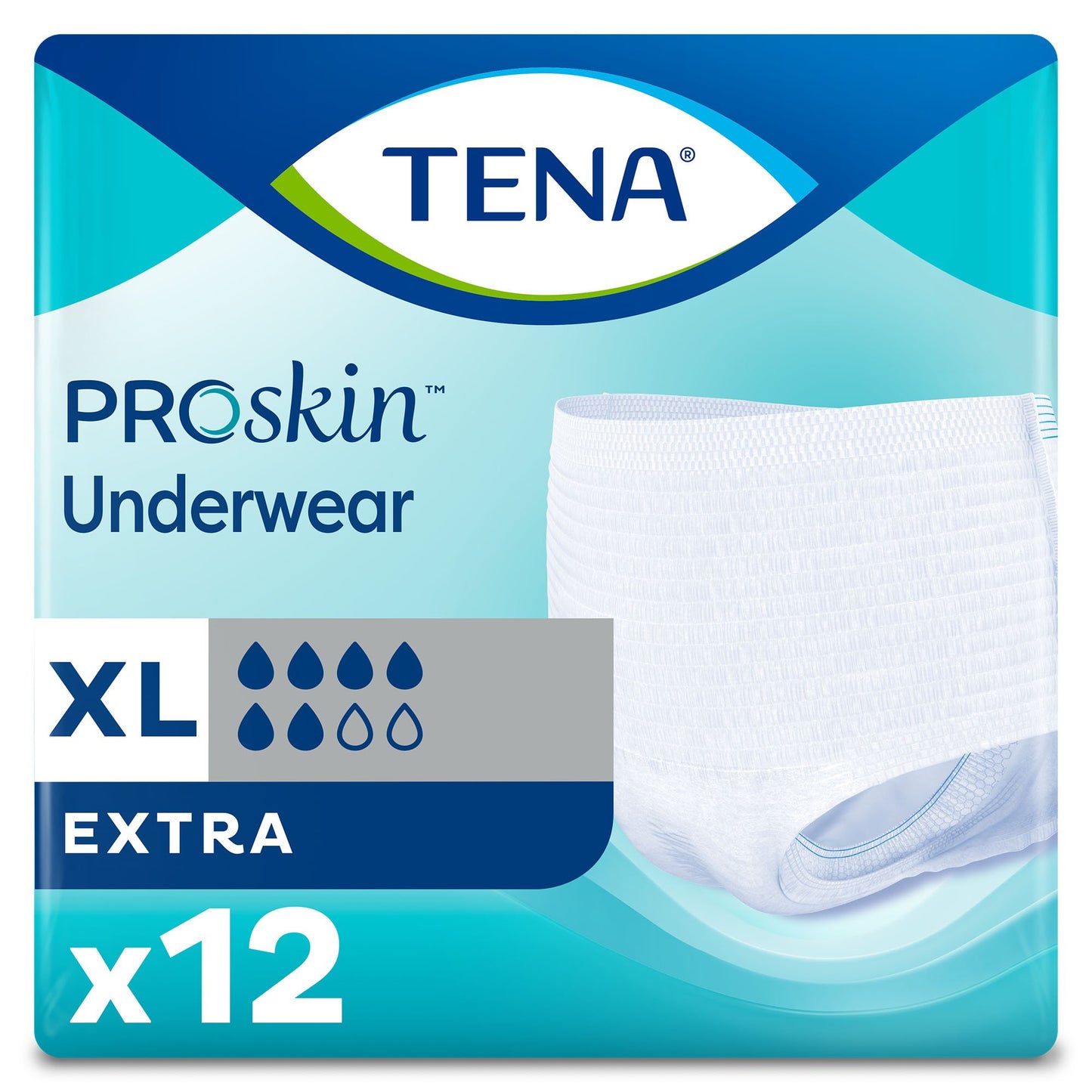 UNDERWEAR, TENA EXTRA PROTECTIVE XLG