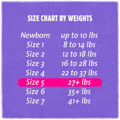DIAPER, BABY CUTIES SIZE5