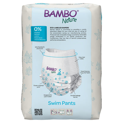 PANT, SWIM BAMBO NATURE DISP PED SM 15-26LB