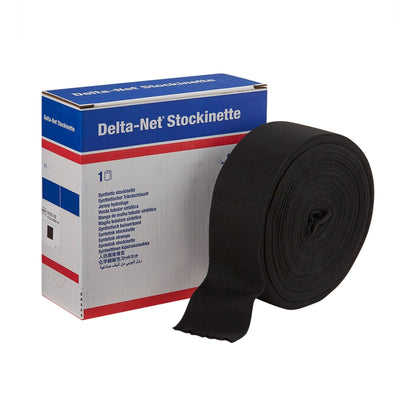STOCKINETTE, CAST DELTA-NET TUBULAR BLK 2"