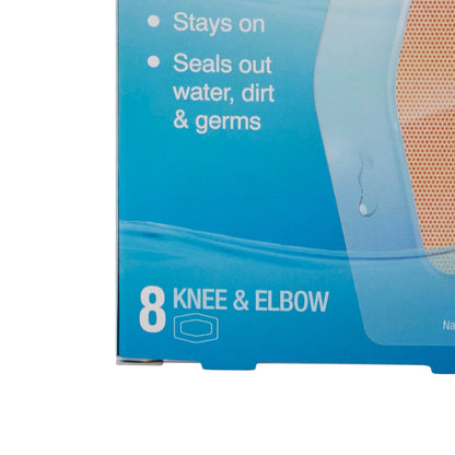 BANDAGE, KNEE/ ELBOW ADH WTRPRF 2"X3"