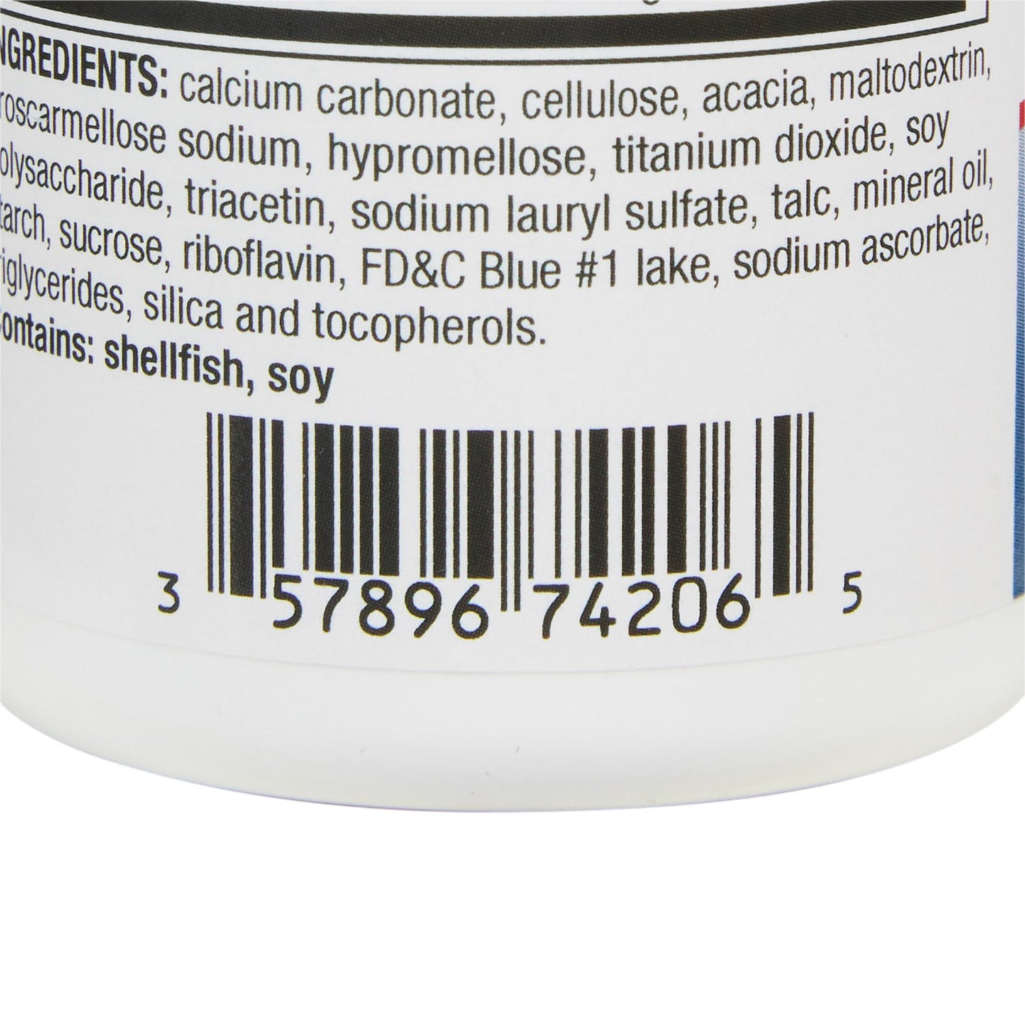 OYSTER SHELL CALCIUM, TAB 500MG +VITMN D3 200IU