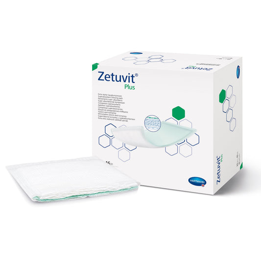 DRESSING, WOUND ZETUVIT PLUS W/SAP 8"X16"