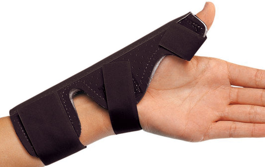 THUMB SPLINT, PERF SUEDE W/FLANNEL LINER UNIV 7" DJORTH