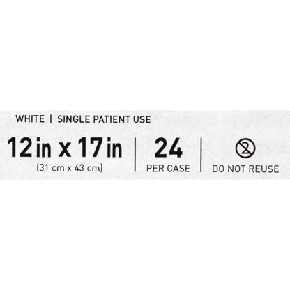 PILLOW, DISP MED LOFT WHT 12X17