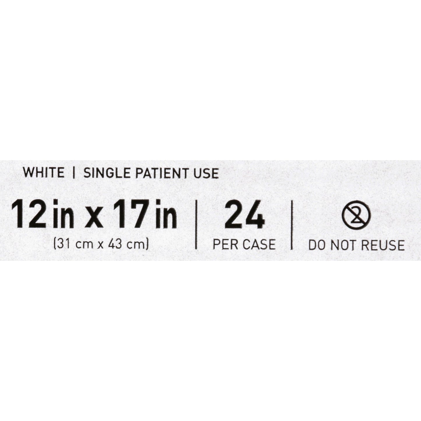 PILLOW, DISP MED LOFT WHT 12X17