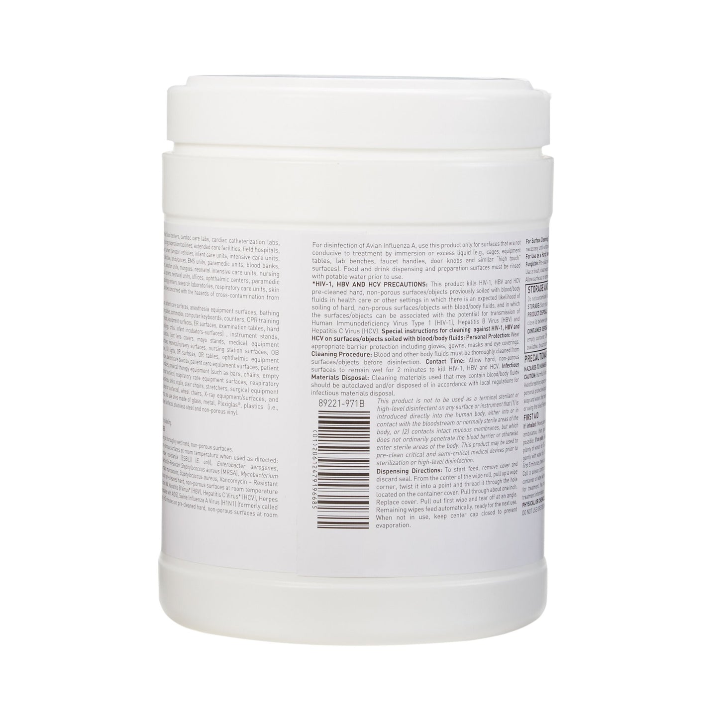 WIPE, GERMICIDE XLG 9"X12"